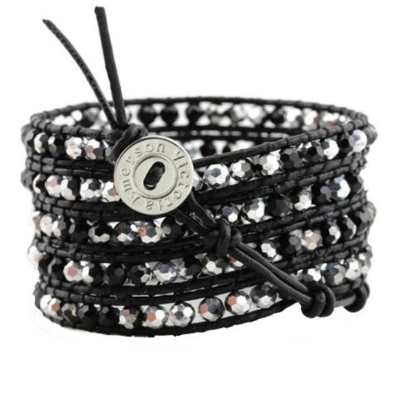 BOTH VICTORIA EMERSON leather wrap bracelets 4 $20 - Picture 1 of 4
